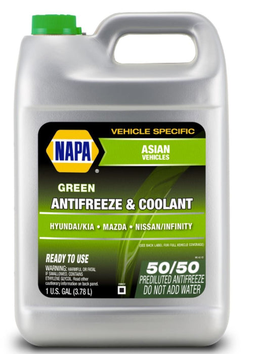 Asian green antifreeze/coolant 1 gal - refrigerante de motor asiático - asian coolant - asia