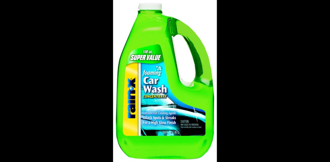 Shampoo para carro rainx 100 oz limpiador para vehiculos