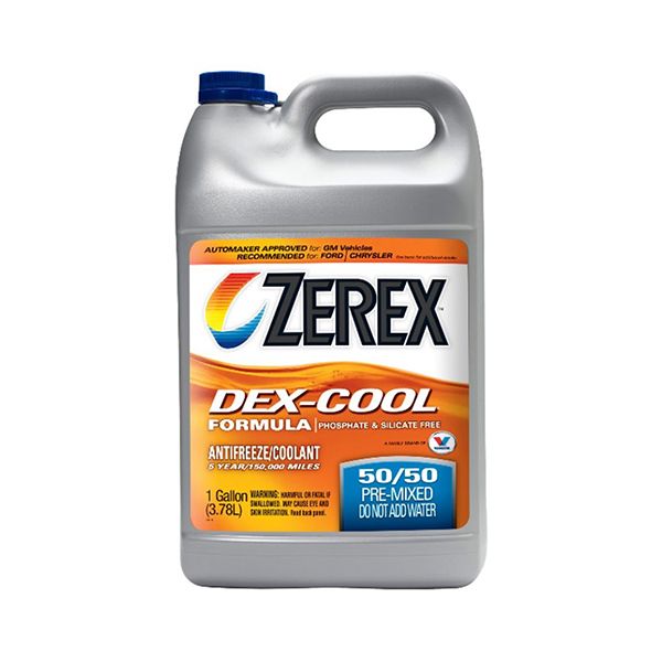 Zerex dex-cool 50/50 antifreeze coolant - 1 gal