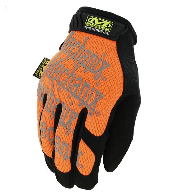 Guantes mechanix hiviz naranja