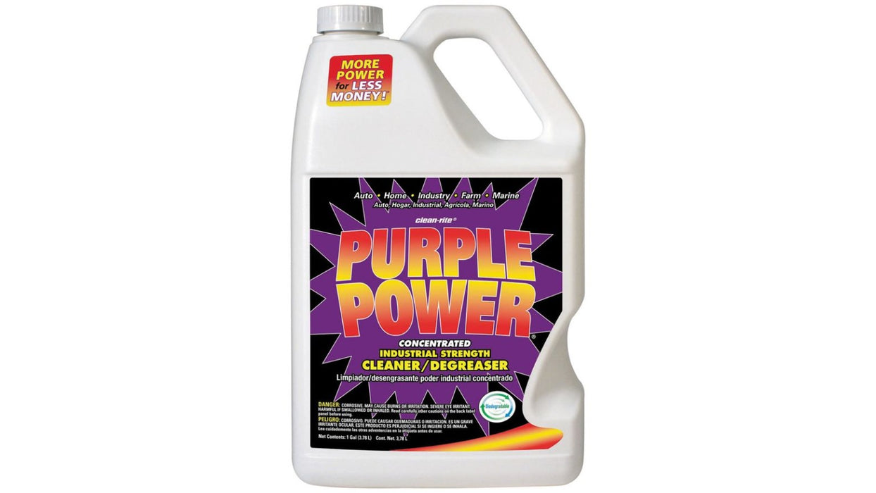 Cleaner / multi-purpose aiken chemical company / purple power purple power cleaner / degreaser 1 gal