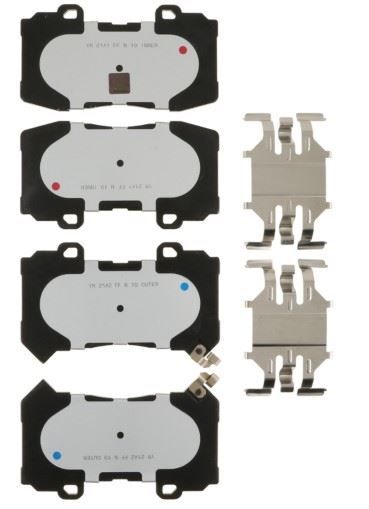 Adaptive one truck and suv brake pads ceramic