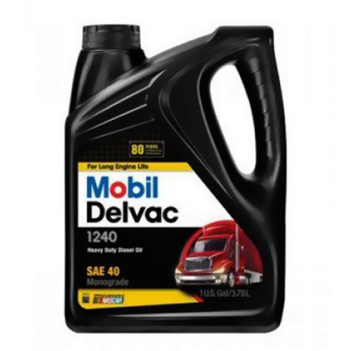 Mobil delvac 1240 aceite monogrado  sae 40 para motores diesel de servicio pesado.