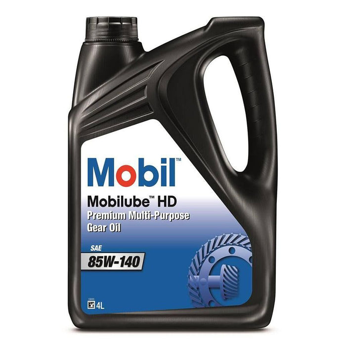 Mobilube hd 85w9140, lubricante para engranajes de alto rendimiento y servicio pesado, para aplicaciones que requieran api gl-5