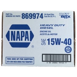 Lubricante napa aceite para motor diésel 15w40, 6 g.