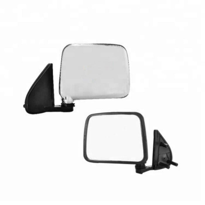 Retrovisor exterior nissan hardbody 1986 - 1992 / d21 1993 - 1997 cromado (lh)