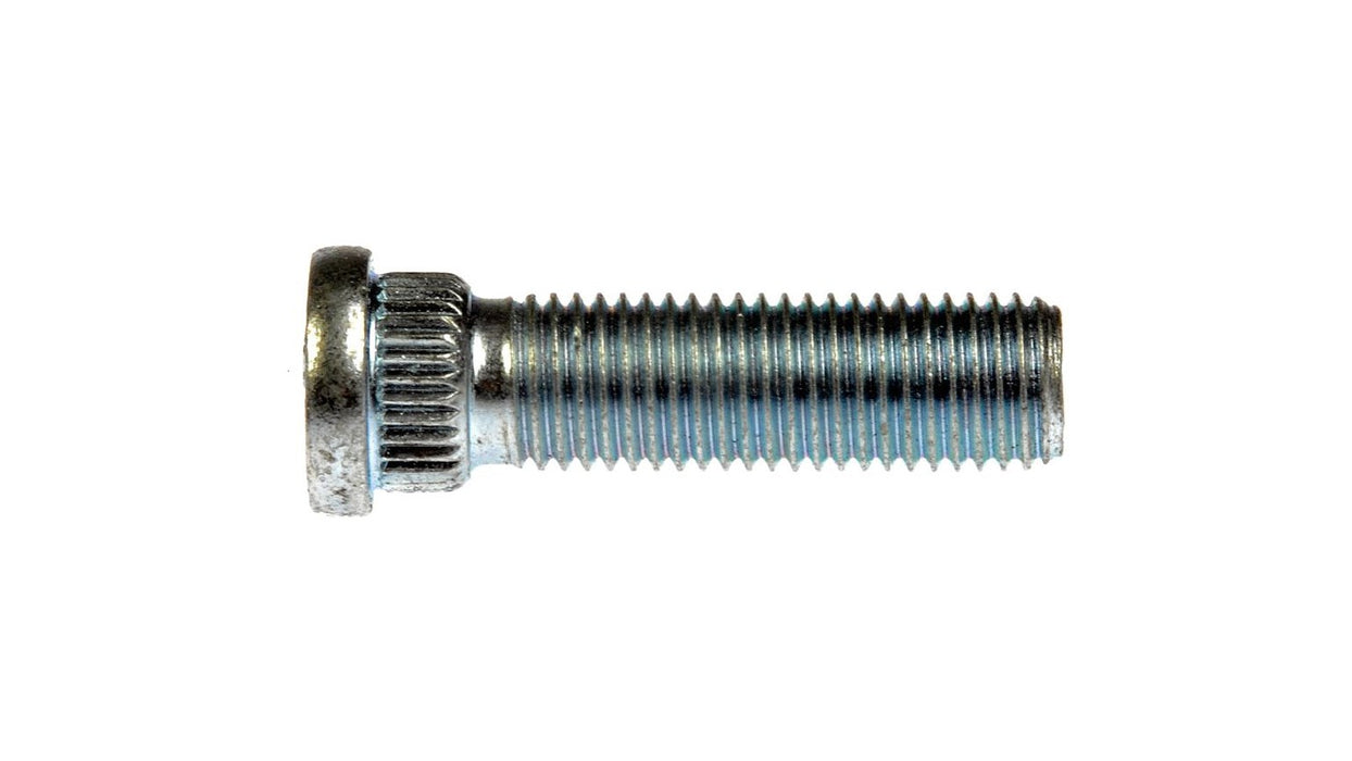 Wheel bolt - m12-1.50 serrated wheel stud - 14.38mm knurl, 45mm length / perno para rueda, espárrago,  rosca m12-1.50  - moleteado 14.38mm ,  longitud 45mm