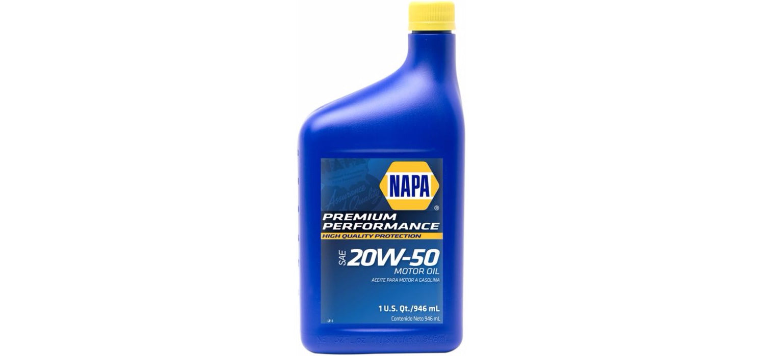 Lubricante napa premium performance 20w50  1 qt